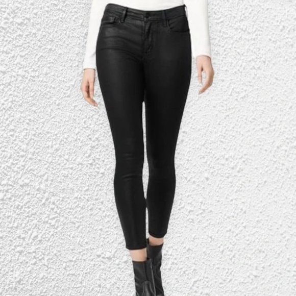 NWT Sanctuary Social Standard Coated Faux Leather, Ankle Skinny Pants 16 - Picture 1 of 9